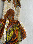 Load image into Gallery viewer, Pre-loved Orange Fan Aisha Romper