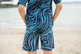 Load image into Gallery viewer, Temi Swim Shorts | Blue Zebra