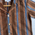 Load image into Gallery viewer, Pre-loved Temi Shirt | Golden Stripe Print