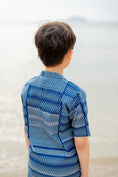 Load image into Gallery viewer, Temi Swim Shirt | Sea Lines
