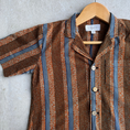 Load image into Gallery viewer, Pre-loved Temi Shirt | Golden Stripe Print