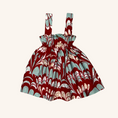 Load image into Gallery viewer, Taiwo Top/Skirt | Raspberry Fan