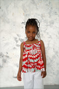 Load image into Gallery viewer, Taiwo Top/Skirt | Raspberry Fan