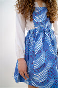 Load image into Gallery viewer, Ndidi Apron Dress | Blue Dot