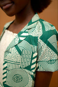 Load image into Gallery viewer, Temi Shirt | Geo Swirl Print