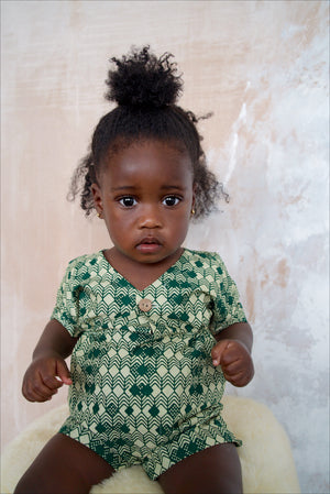 Open image in slideshow, Emerald Layer Fola Playsuit
