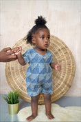 Load image into Gallery viewer, Fola Playsuit | Blue Tile