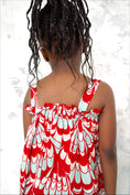 Load image into Gallery viewer, Taiwo Top/Skirt | Raspberry Fan