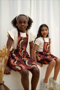 Load image into Gallery viewer, Ndidi Apron Dress | Sunset Feather