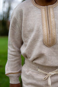 Load image into Gallery viewer, Kamso Embroidered Tracksuit | Sandstone