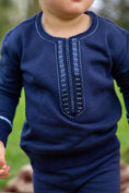 Load image into Gallery viewer, Kamso Embroidered Tracksuit | Navy