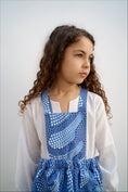 Load image into Gallery viewer, Ndidi Apron Dress | Blue Dot