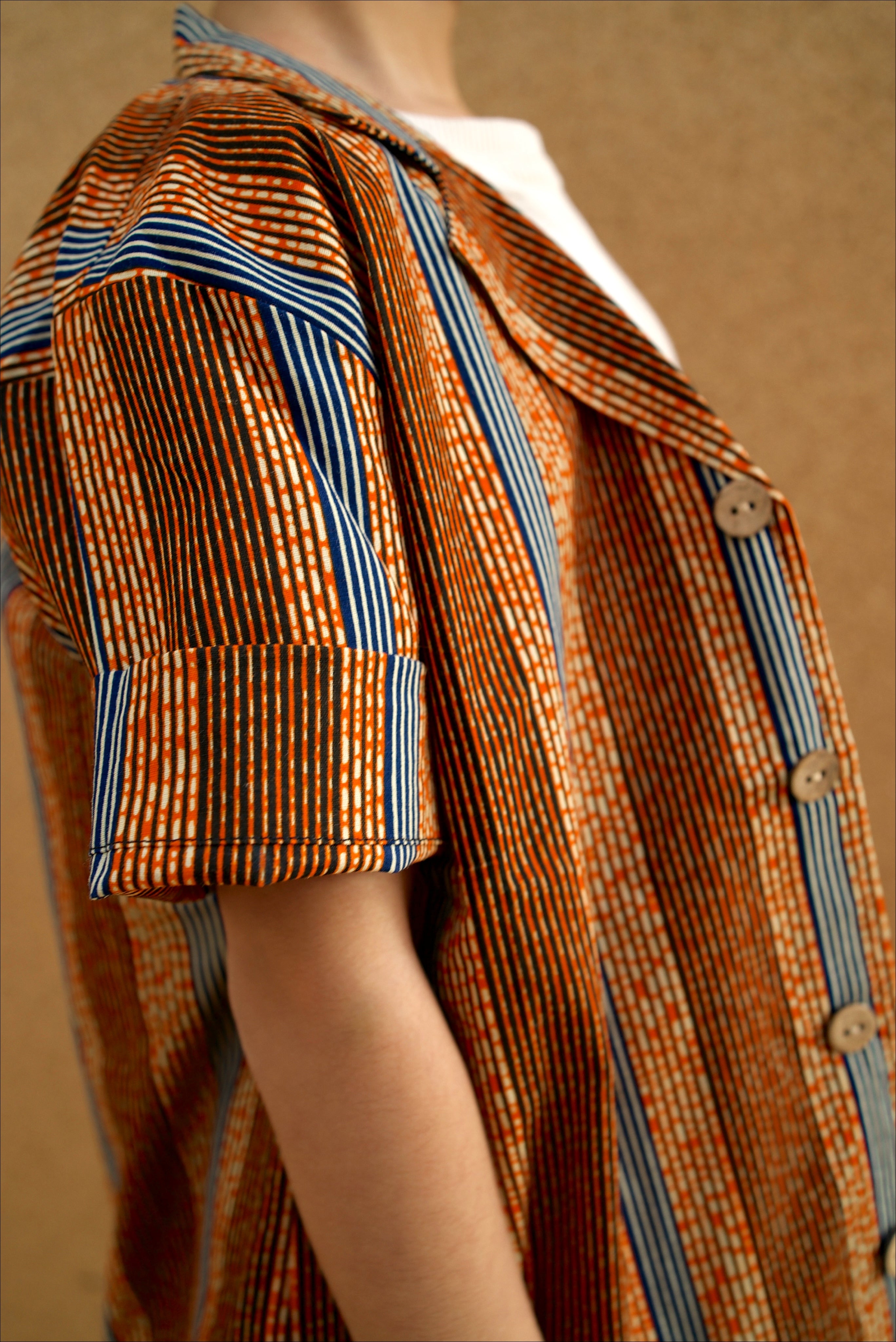 Temi Shirt - Golden Stripe