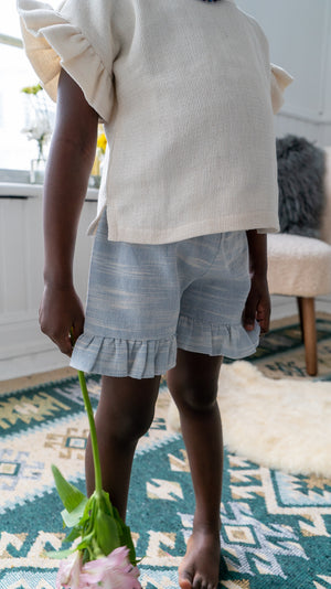 Open image in slideshow, Ama Frilled Shorts
