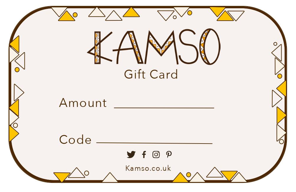 Kamso Gift Card